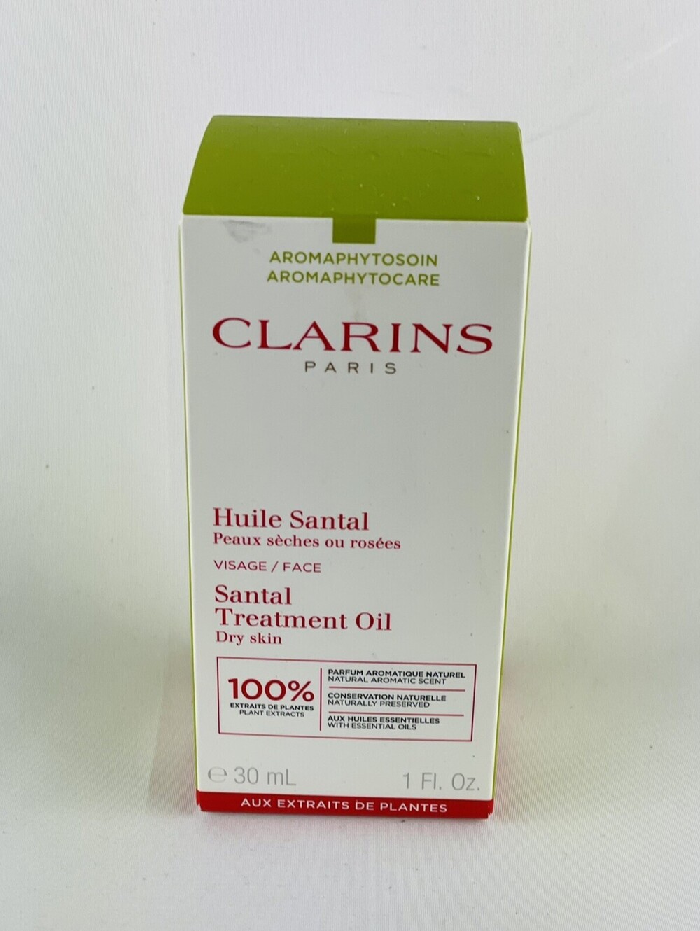 NEW Clarins Face Treatment Oil - Santal (For Dry Skin) 1oz Serum & Concentrates